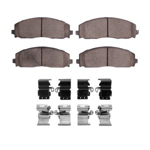 Chrysler Pacifica Brake Pads - Front - R1 Concepts - R1 Euro Ceramic Pads and Hardware Kit - `12-`25